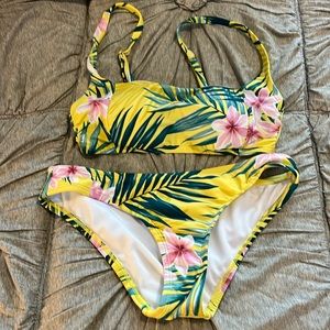 NWOT Kona Sol 2 piece bikini swimsuit